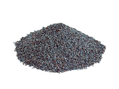 Capsules de graines de pavot couleur noire