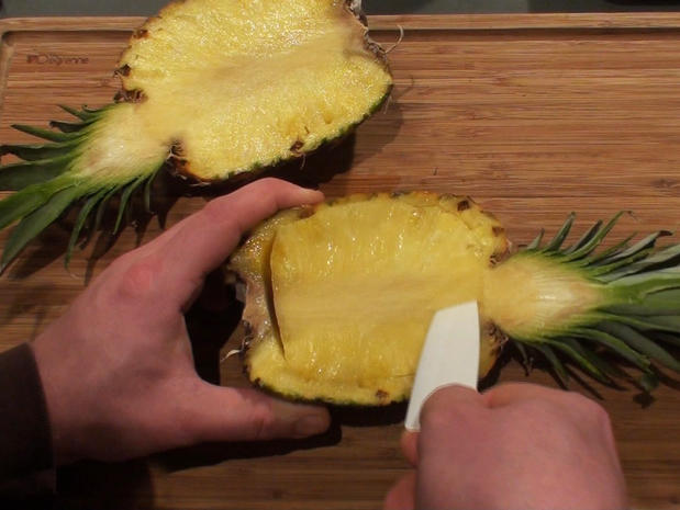 Comment découper un ananas ? voir comment découper un ananas